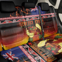 Aotearoa Siva Afi Back Car Seat Cover Tribal Performers of Aotearoa Fire Knife Dancing LT03 - Polynesian Pride