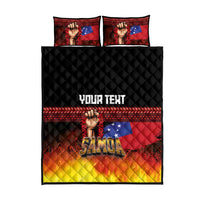 Personalised Samoan Spirit - Samoa Tribal Heritage Quilt Bed Set