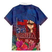 Proud of Samoa Family Matching Mermaid Dress and Hawaiian Shirt Ula Nifo with Samoa 685 and Hibiscus Tapa Tribal Pattern LT03 - Polynesian Pride
