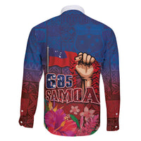 Proud of Samoa Family Matching Summer Maxi Dress and Hawaiian Shirt Ula Nifo with Samoa 685 and Hibiscus Tapa Tribal Pattern LT03 - Polynesian Pride