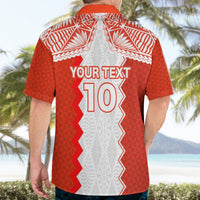 Custom Tonga Rugby Hawaiian Shirt Ikale Tahi Ngatu Tribal Pattern LT03 - Polynesian Pride