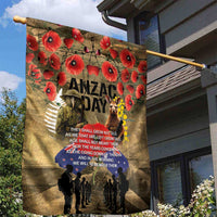 Australia and New Zealand ANZAC Day Garden Flag Kangaroo and Kiwi Bird Soldier-Honor and Remember Vintage Style LT03 - Polynesian Pride