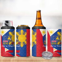 Philippines Independence Day 4 in 1 Can Cooler Tumbler Araw ng Kalayaan Polynesian Sun and YAKAN Pattern LT03 - Polynesian Pride
