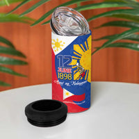 Philippines Independence Day 4 in 1 Can Cooler Tumbler Araw ng Kalayaan Polynesian Sun and YAKAN Pattern LT03 - Polynesian Pride