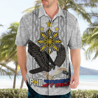 Philippines Eagle Week Hawaiian Shirt Polynesian Pattern Barong Style LT03 - Polynesian Pride