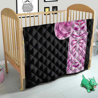 Samoan Art Tattoo Polynesian Pattern Quilt Pink Out Color