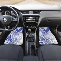 Samoa Pago Pago Aeto Car Mats Wingstyle Blue-White Color - Polynesian Pride