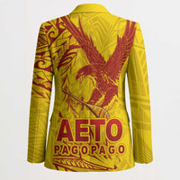Samoa Pago Pago Aeto Blazer Wingstyle Red-Gold Color - Polynesian Pride