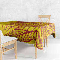 Samoa Pago Pago Aeto Tablecloth Wingstyle Red-Gold Color - Polynesian Pride