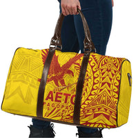 Samoa Pago Pago Aeto Travel Bag Wingstyle Red-Gold Color - Polynesian Pride