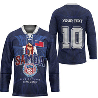 Custom Rugby Toa Samoa Hockey Jersey Champions Six Eight Five - Polynesian Pride