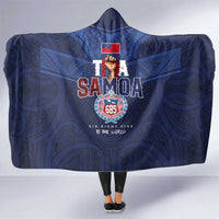 Rugby Toa Samoa Hooded Blanket Champions Six Eight Five - Polynesian Pride