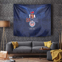 Rugby Toa Samoa Tapestry Champions Six Eight Five - Polynesian Pride