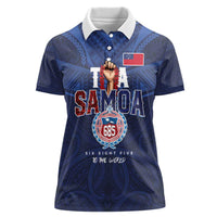 Custom Rugby Toa Samoa Women Polo Shirt Champions Six Eight Five - Polynesian Pride
