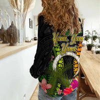 Vanuatu Independence Day Women Casual Shirt Tugeta Yumi Selebretem Indipendens Dei