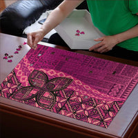 Samoan Pacific Tribal Flower Geometric Art Tattoos Puzzle Siapo Pattern Romantic Rose - Polynesian Pride