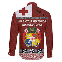 Tongan Culture Family Matching Puletasi and Hawaiian Shirt Ngatu Art Tattoo and Emblem of Tonga LT03 - Polynesian Pride
