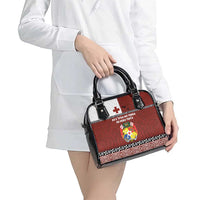 Tongan Culture Shoulder Handbag Ngatu Art Tattoo and Emblem of Tonga