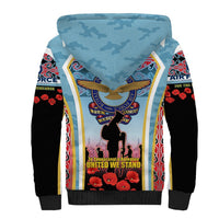 Royal New Zealand Air Force ANZAC Day Sherpa Hoodie Te Tauaarangi o Aotearoa LT03 - Polynesian Pride