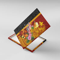 Papua New Guinea Independence Day Canvas Wall Art Birds-of-Paradise Melanesian Tattoos Tropical Plants