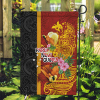 Papua New Guinea Independence Day Garden Flag Birds-of-Paradise Melanesian Tattoos Tropical Plants
