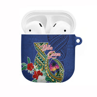 Guam Chamorro AirPods Case Tribal Latte Stone and Seal Artwork Polynesian Patterns