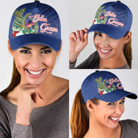 Guam Chamorro Classic Cap Tribal Latte Stone and Seal Artwork Polynesian Patterns