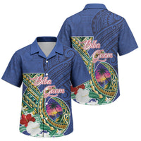 Guam Chamorro Family Matching Short Sleeve Bodycon Dress and Hawaiian Shirt Tribal Latte Stone and Seal Artwork Polynesian Patterns LT03 Son's Shirt Multicolor - Polynesian Pride