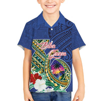 Guam Chamorro Hawaiian Shirt Tribal Latte Stone and Seal Artwork Polynesian Patterns