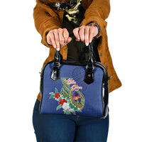 Guam Chamorro Shoulder Handbag Tribal Latte Stone and Seal Artwork Polynesian Patterns