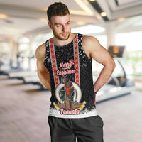 Personalised Vanuatu Christmas Men Tank Top Polynesian Tribal Snow Style LT03 - Polynesian Pride