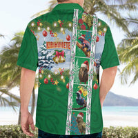 New Zealand Merry Christmas Hawaiian Shirt Maori Animals, Koru Tattoo - Green Xmas Style LT03 - Polynesian Pride