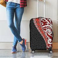 New Zealand Maori Stylized Koru Luggage Cover LT03 - Polynesian Pride