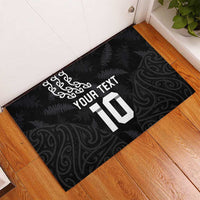 New Zealand Rugby Custom Rubber Doormat The Champions Aotearoa LT03 - Polynesian Pride