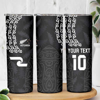Custom New Zealand Rugby Jersey 2025 Skinny Tumbler The Champions Aotearoa LT03 - Polynesian Pride