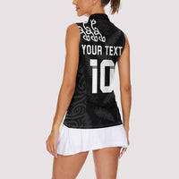 New Zealand Rugby Custom Women Sleeveless Polo Shirt The Champions Aotearoa