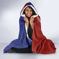 Hawaiian and Japanese Together Hooded Blanket The Whale and Koi Fish with Hinomaru and Lei