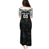Custom New Zealand Fern Women Rugby Family Matching Puletasi and Hawaiian Shirt Maori Pattern LT05 - Polynesian Pride