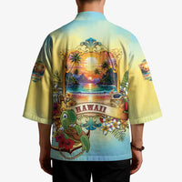 Aloha Hawaii Turtle Kimono Retro Style LT05 - Polynesian Pride