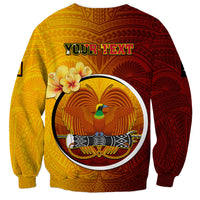 Personalized Papua New Guinea Western Province Sweatshirt Mix Coat Of Arms Polynesian Pattern LT05 - Polynesian Pride