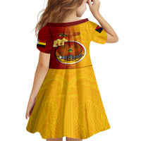 Personalized Papua New Guinea Madang Province Family Matching Puletasi Dress and Hawaiian Shirt Mix Coat Of Arms Polynesian Pattern LT05 - Polynesian Pride