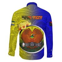 Personalized Papua New Guinea Morobe Province Family Matching Tank Maxi Dress and Hawaiian Shirt Mix Coat Of Arms Polynesian Pattern LT05 - Polynesian Pride