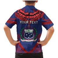 Personalised FAST Party Samoa Family Matching Mermaid Dress and Hawaiian Shirt Samoan Coat Of Arms Ulafala Style LT05 - Polynesian Pride