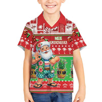 Mele Kalikimaka Hawaii Christmas Kid Hawaiian Shirt Funny Santa 67 Gen Alpha Slang - Polynesian Pride