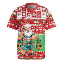 Mele Kalikimaka Hawaii Christmas Rugby Jersey Funny Santa 67 Gen Alpha Slang - Polynesian Pride