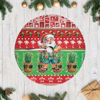 Mele Kalikimaka Hawaii Christmas Tree Skirt Funny Santa 67 Gen Alpha Slang LT05 Casual Red - Polynesian Pride