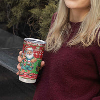 Mele Kalikimaka Hawaii Christmas Tumbler Cup Funny Santa 67 Gen Alpha Slang - Polynesian Pride