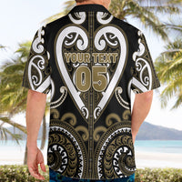 Custom Aotearoa Waikato Tainui Hawaiian Shirt Maori Tribal Pattern