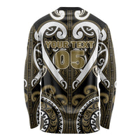 Custom Aotearoa Waikato Tainui Long Sleeve Shirt Maori Tribal Pattern
