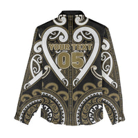Custom Aotearoa Waikato Tainui Women Casual Shirt Maori Tribal Pattern